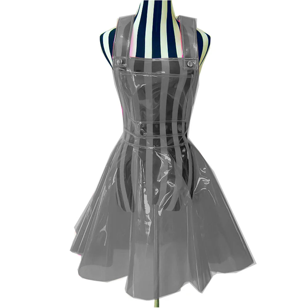 Transparent Plastic PVC Neon Dress