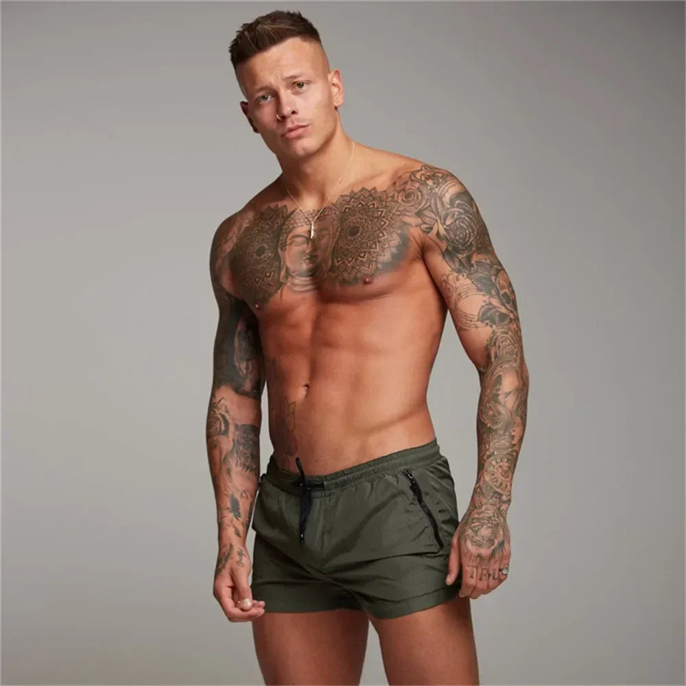 Mens Shorts With Zip Pockets
