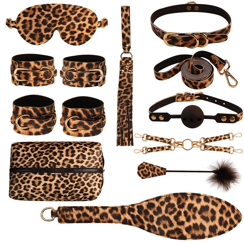 Boundless Leopard Joy 10 Piece BDSM Bundle