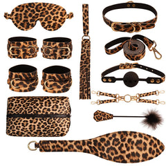 Boundless Leopard Joy 10 Piece BDSM Bundle
