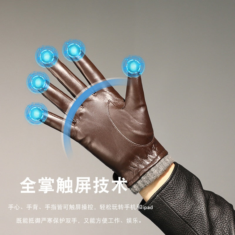 Kinky Men's Leather Gloves