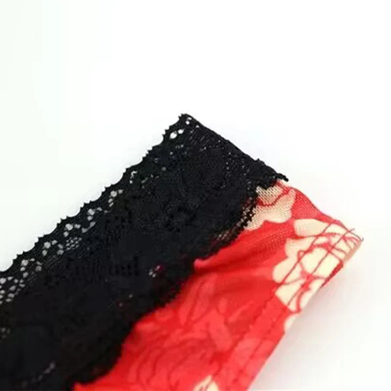 Floral Lace Thong