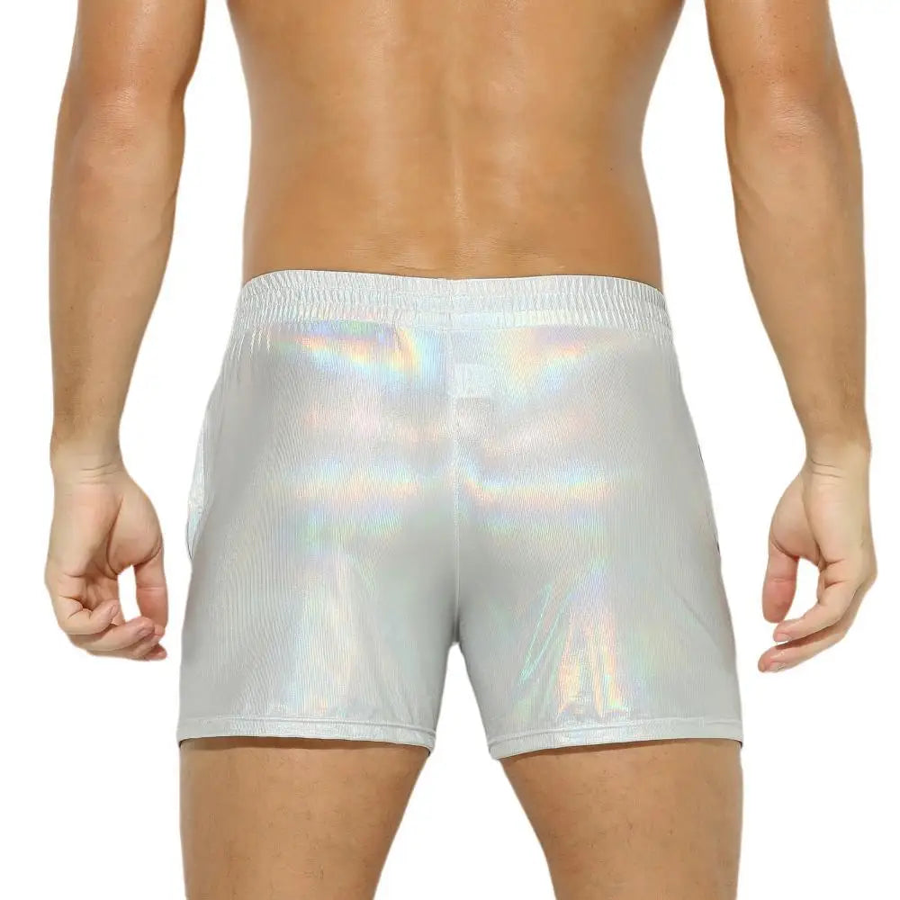 Metallic Sleek Pocket Shorts