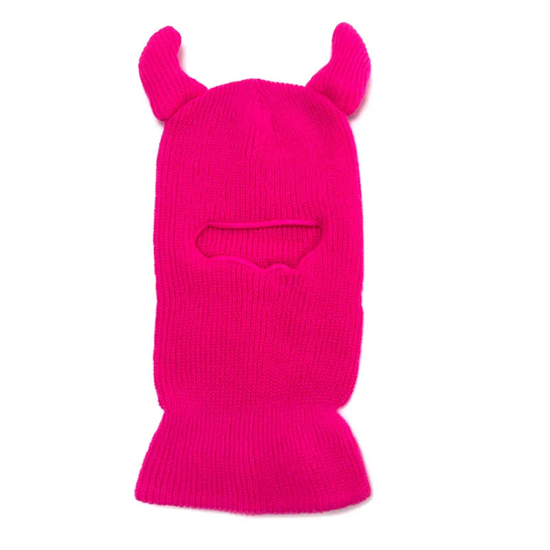 Horny Devil Ski Mask Beanie Balaclava