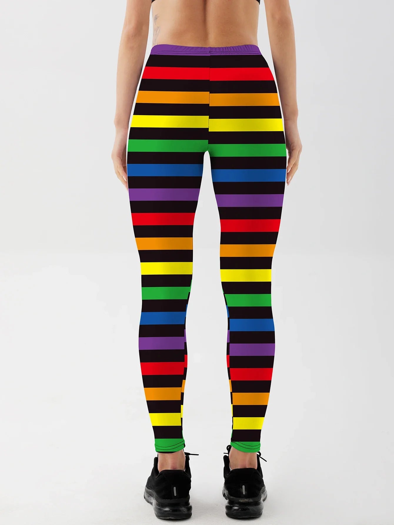 Striped LGBT Pride Leggings