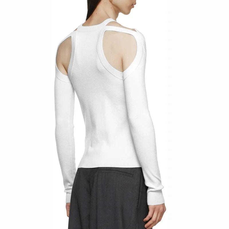 Men's Cut-Out Sexy Stretch Skinny T-Shirt