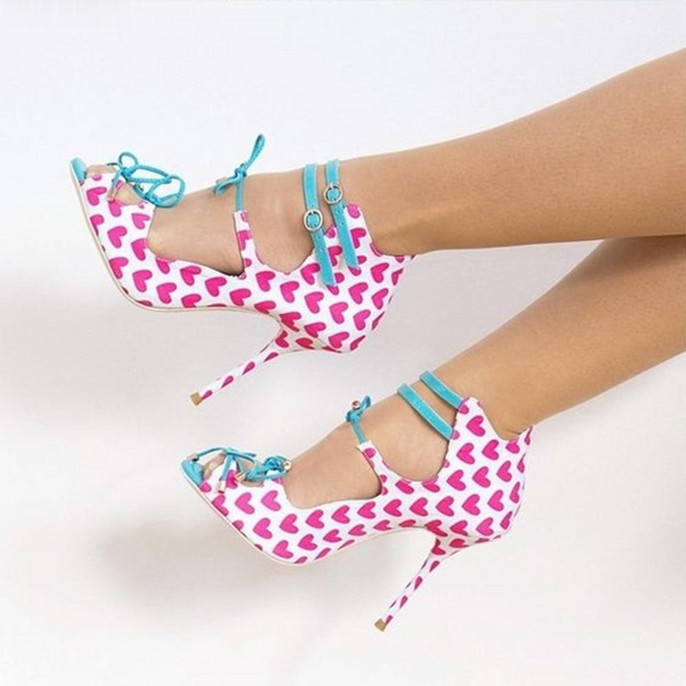 Pink Heart Pumps