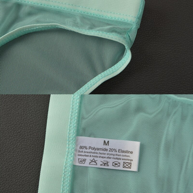 Sheer Mesh Skinny Briefs