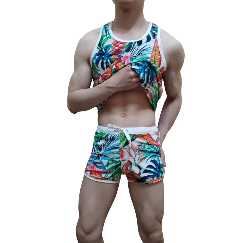 Jungle Fever Tank Top and Shorts Outfit Set