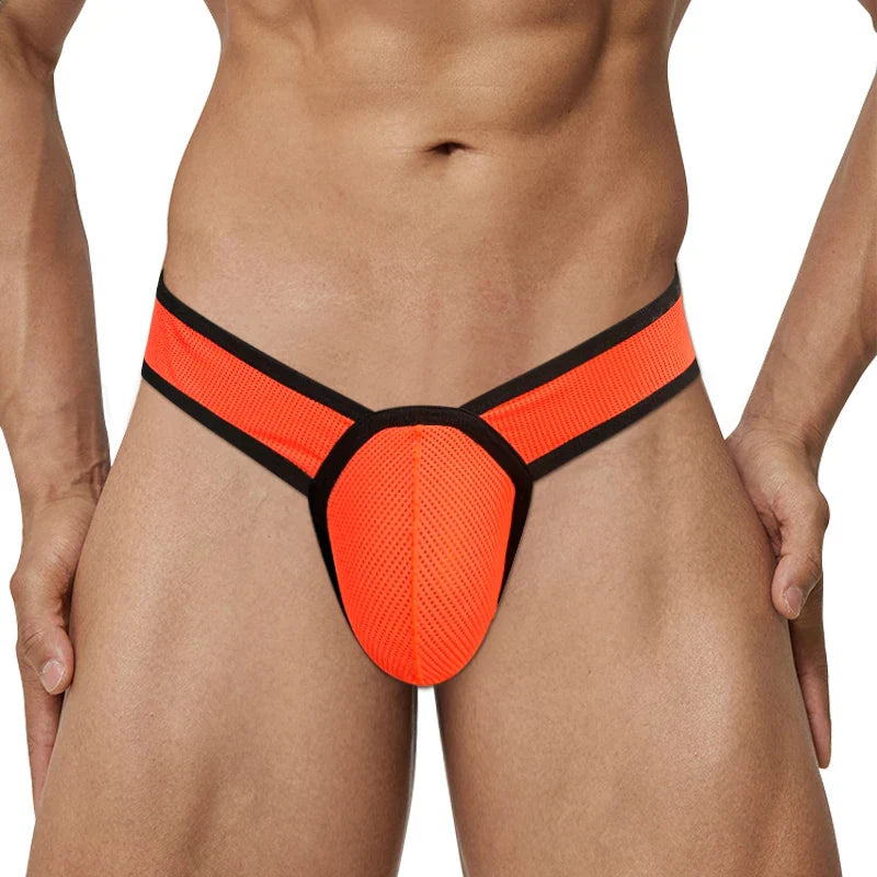 Breathable Mesh Men's Low Waist Underwear