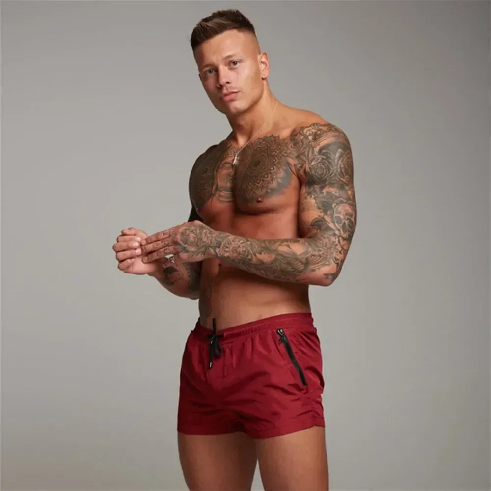 Mens Shorts With Zip Pockets