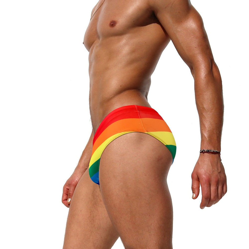 Queer Pride Swim Briefs