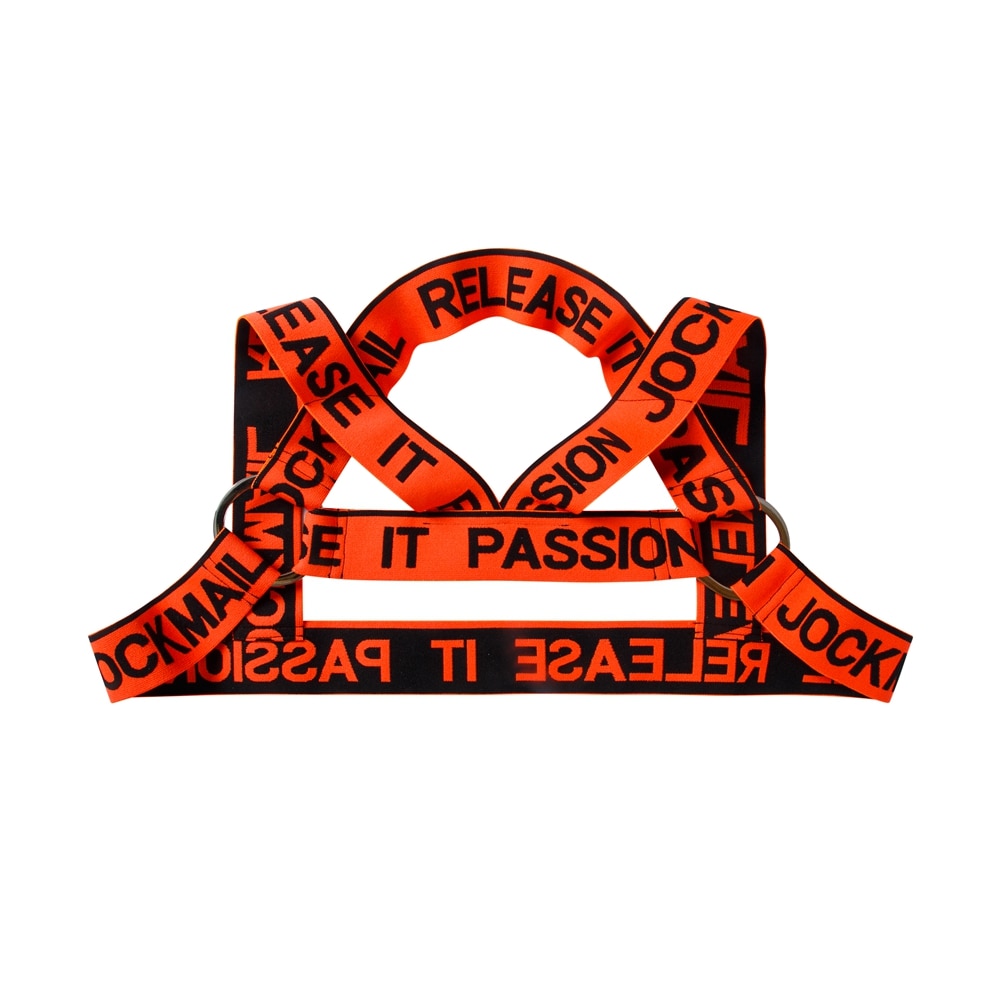 Jockmail Neon Release It Passion Elastic Chest Harness