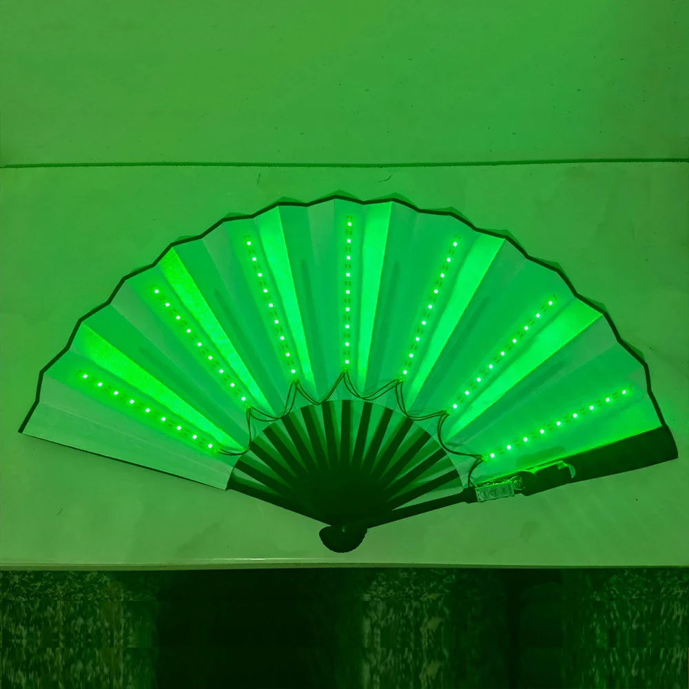 Color Fanfare LED Folding Fan
