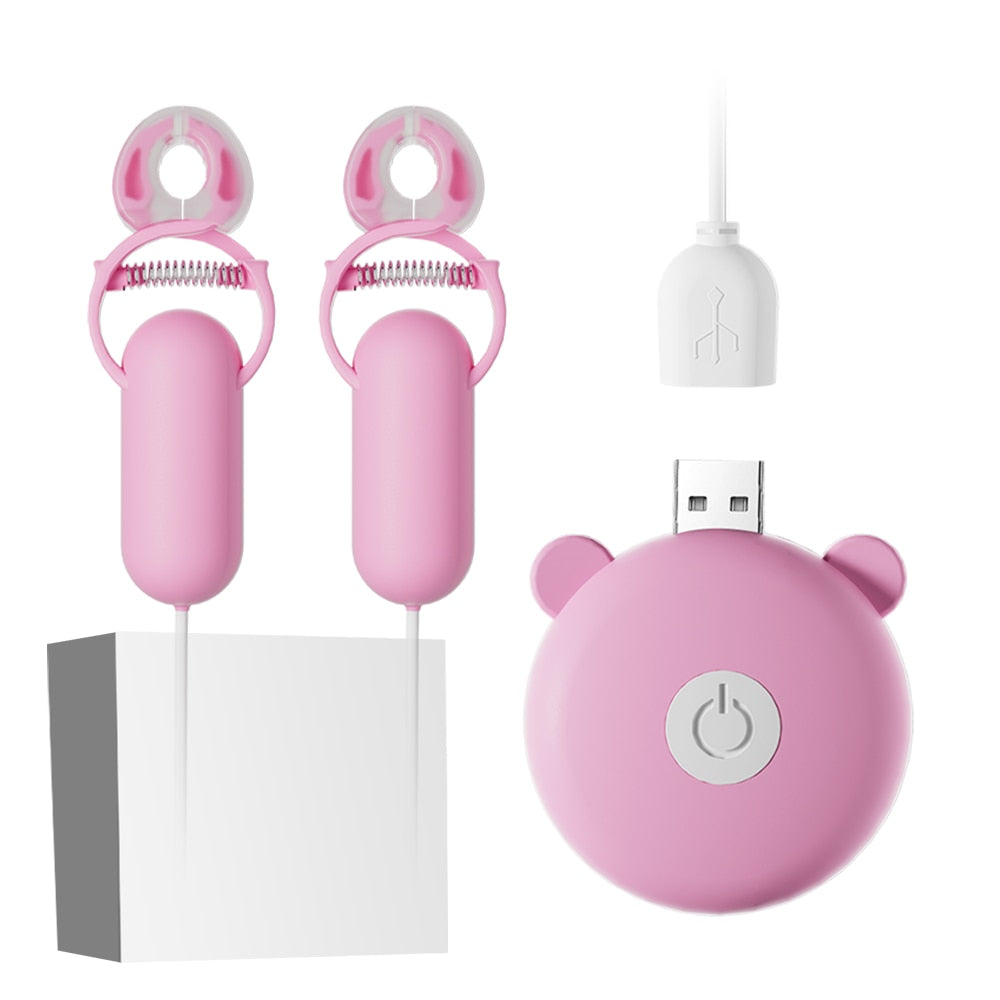 Euphoric Embrace Electric Nipple Clamp Vibrator