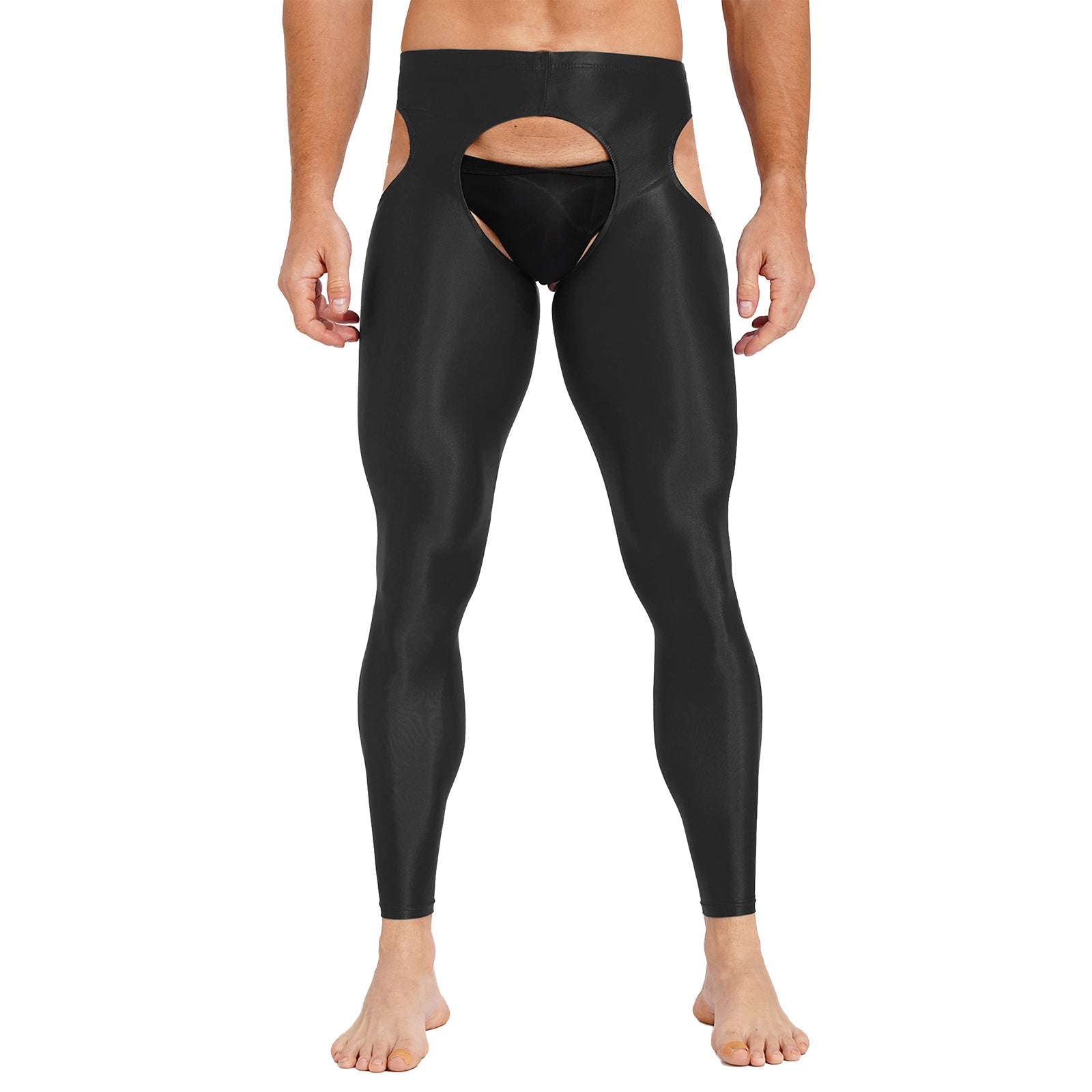 Crotchless Glam Sexy Skinny Leggings