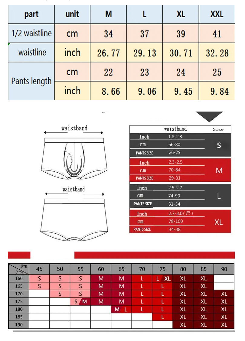 Men's Leather Detachable Boxers