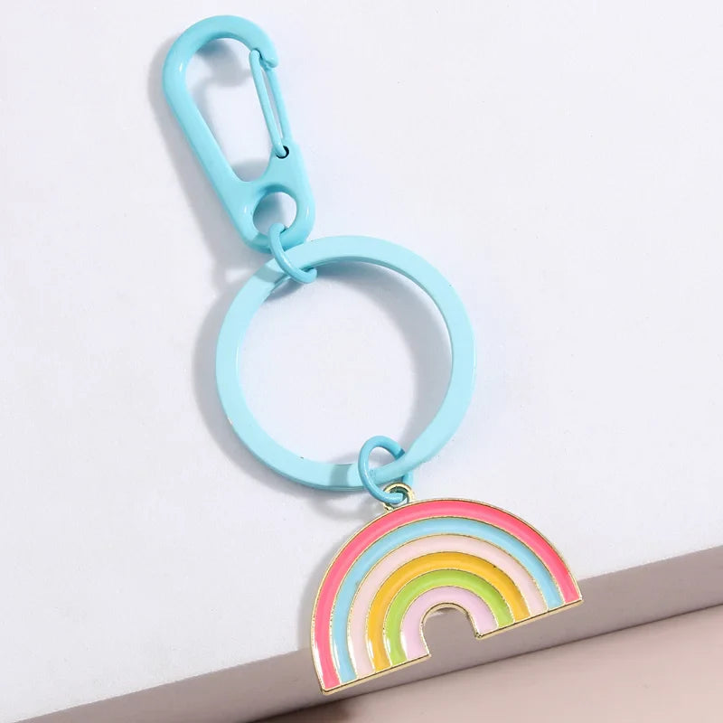 Rainbow LGBT Metal Keychain