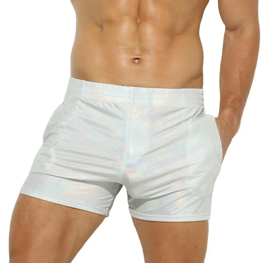 Metallic Sleek Pocket Shorts