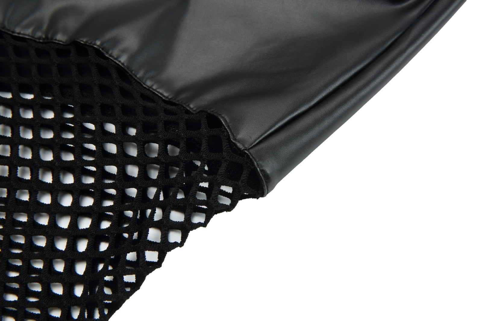 Black Fishnet Crop Top