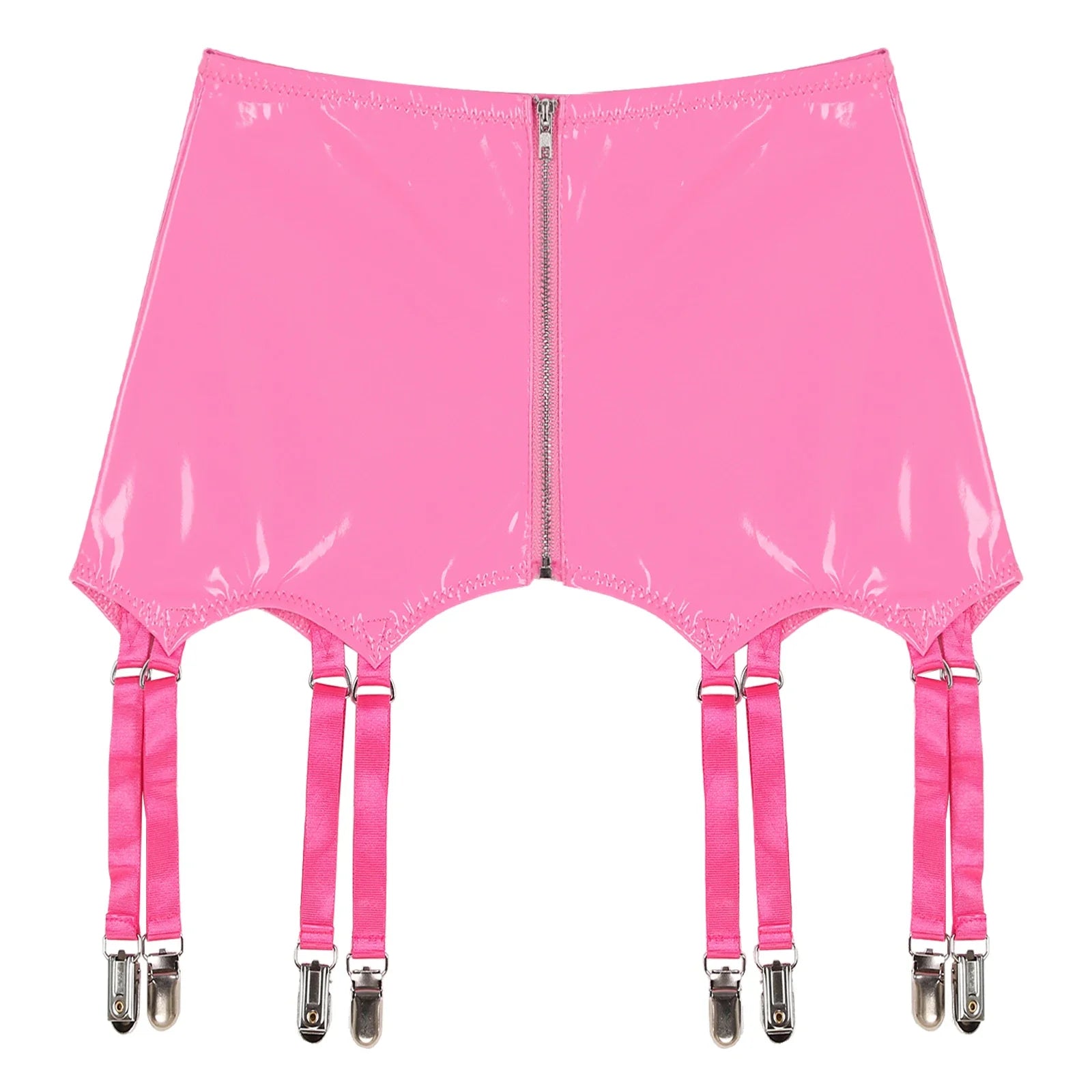 Dominatrix PU Leather Garters with Clips