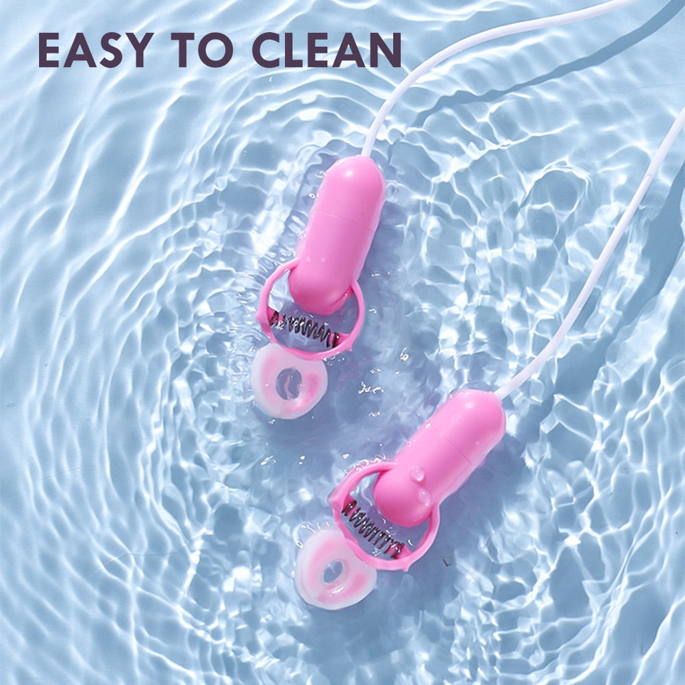 Euphoric Embrace Electric Nipple Clamp Vibrator