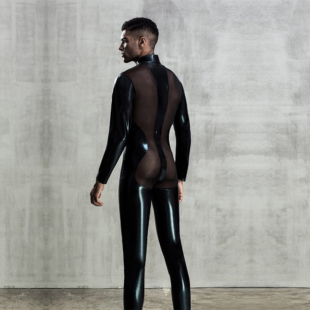 Sexy Mesh Bodysuit Clubwear