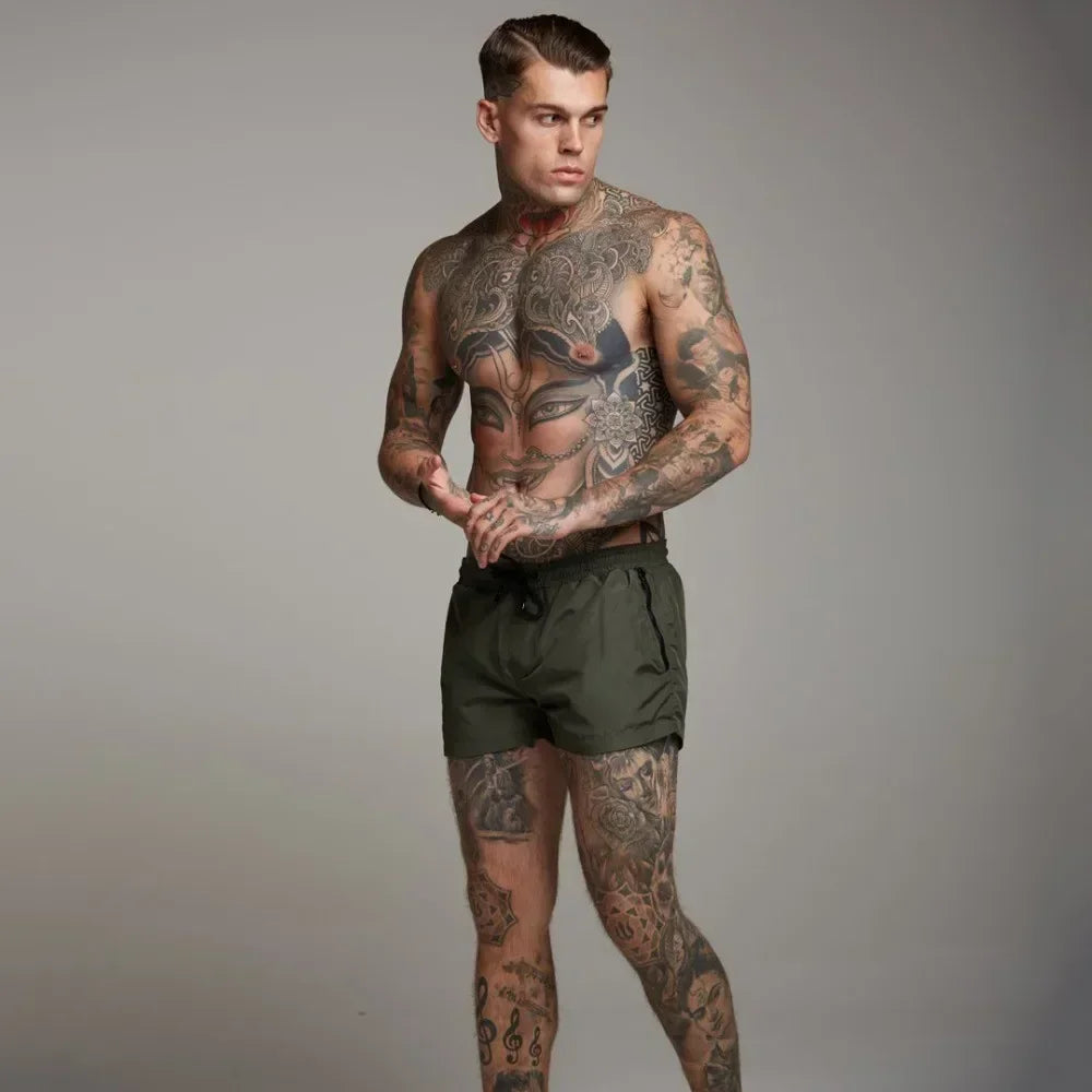 Mens Shorts With Zip Pockets