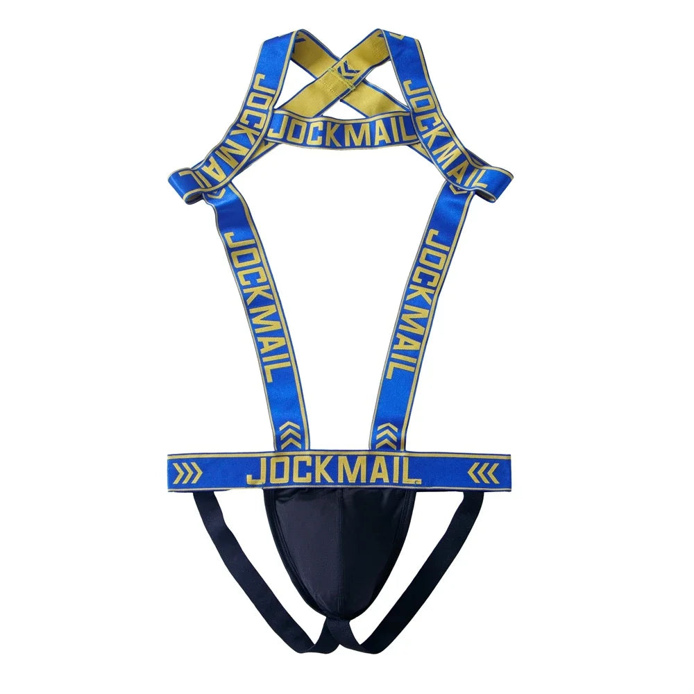 Jockmail Neon Seduction Bodysuit & Thong Harness