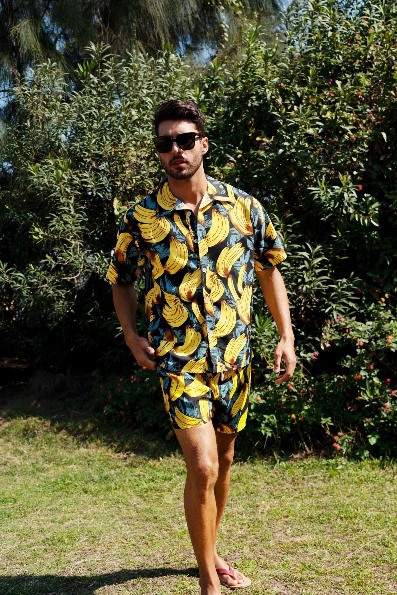 Banana Sleeveless Shirt + Shorts (2 Piece Outfit)