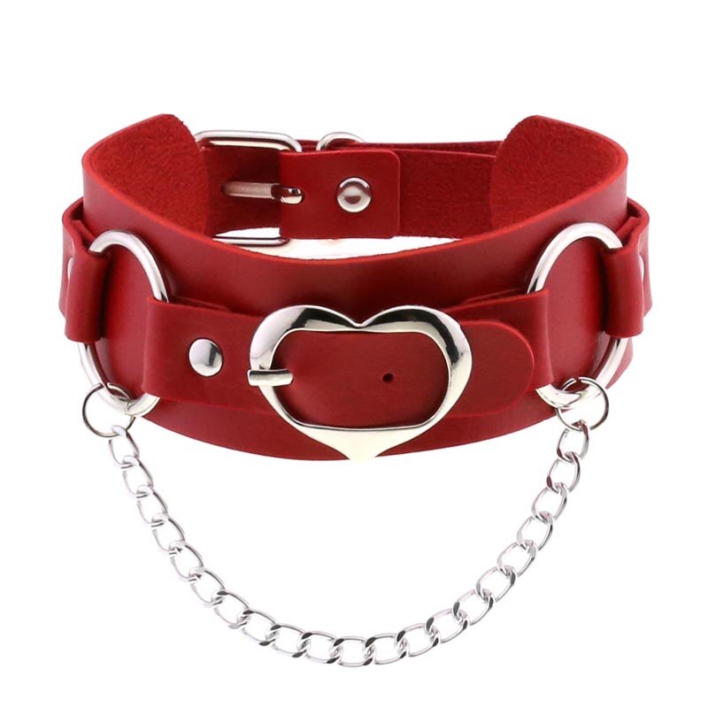 Punk Sweetheart Leather Double Layer Choker
