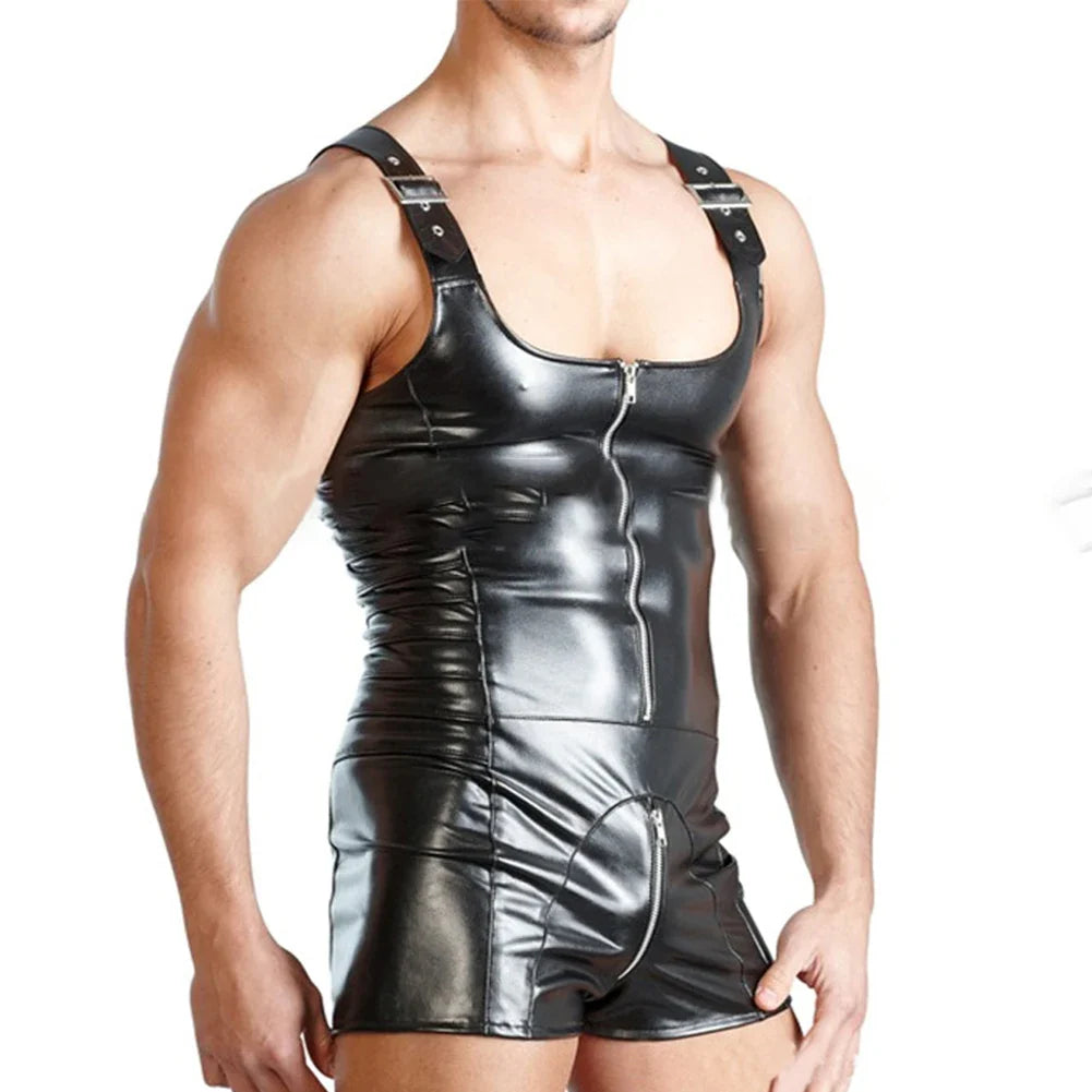 Glossy Dominance Kink Overalls