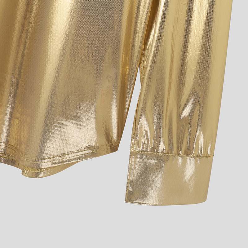 Shiny Streetwear Set (Long Sleeve T-Shirt + Pants)