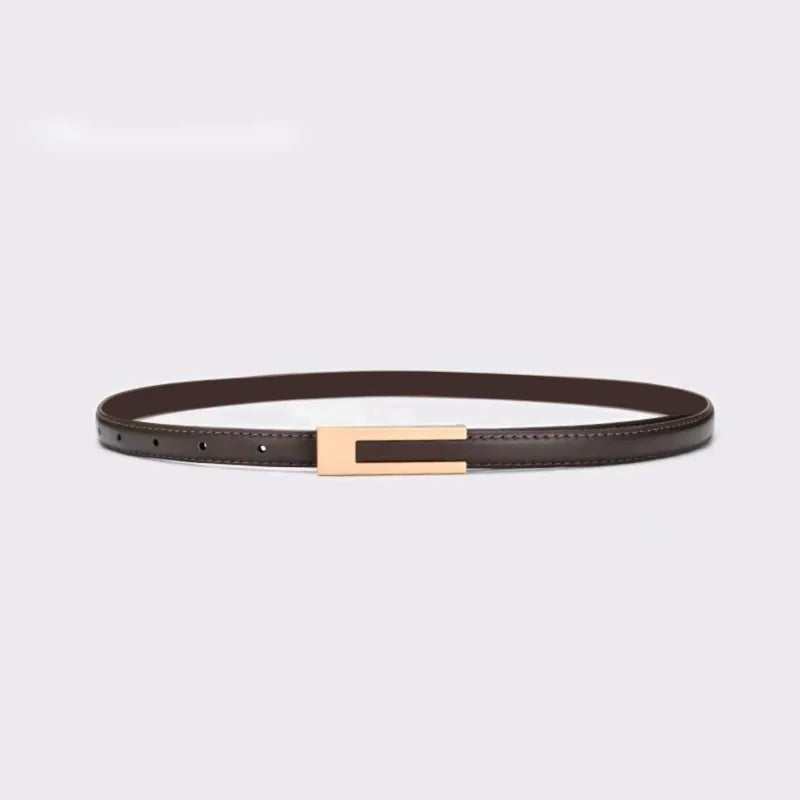 Sky Lounge Luxe Leather Cincher Belt