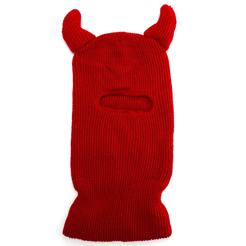 Horny Devil Ski Mask Beanie Balaclava