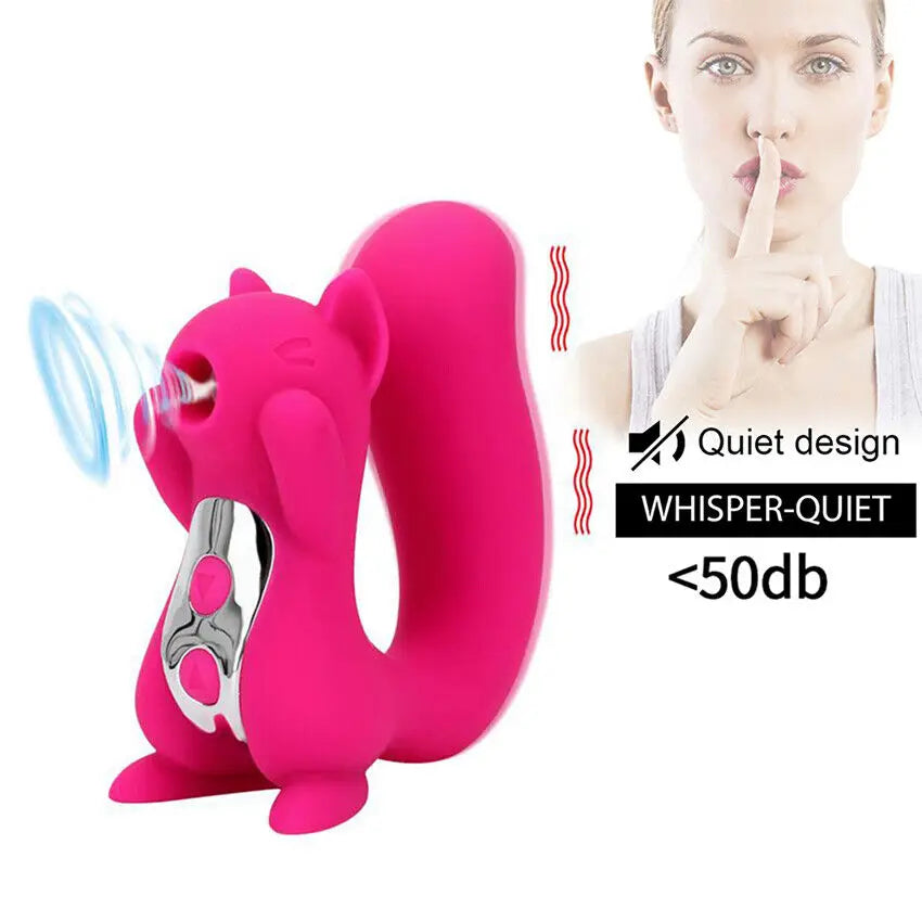 Squirrel's Delight Wireless Sucking Vibrator
