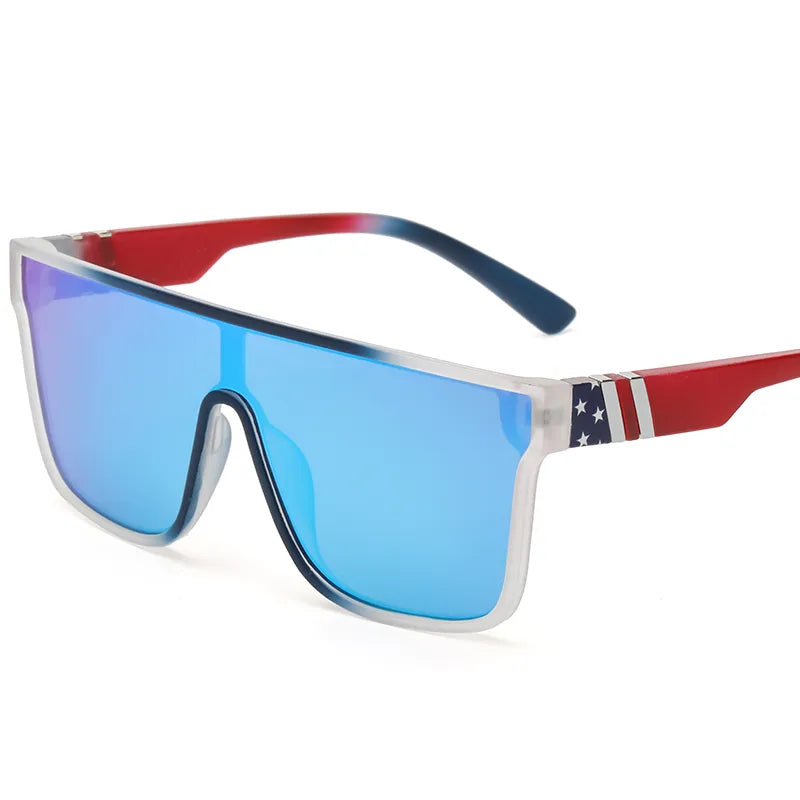 Rave-Ready Oversized Frame Sunglasses