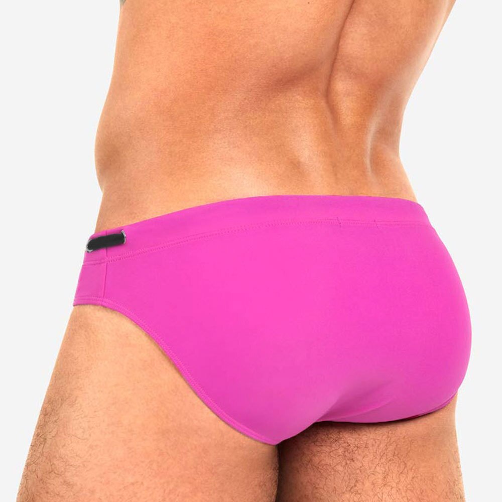 Solid Color Swim Briefs for Men