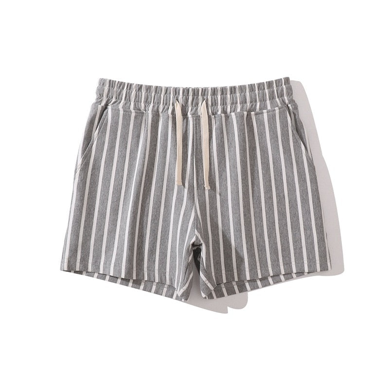 Vertical Stripes Slim Fit Shorts