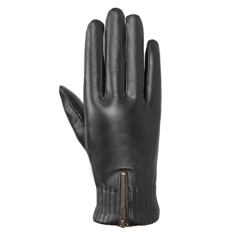 Men's Leather Gloves With Wool Lining