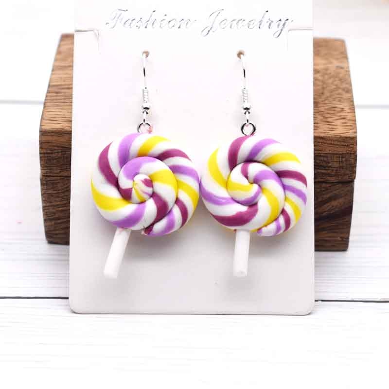 Colourful Lollipop Earrings
