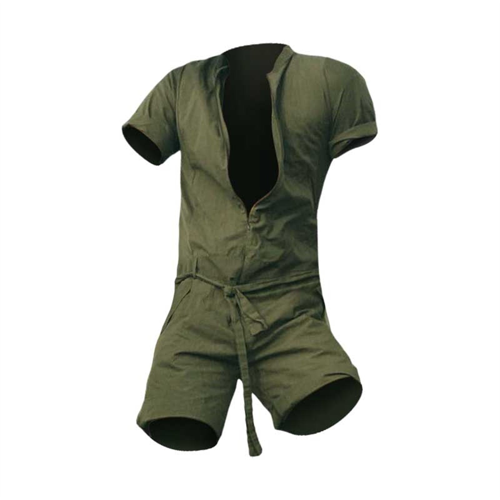 V Neck Short Sleeve Casual Romper
