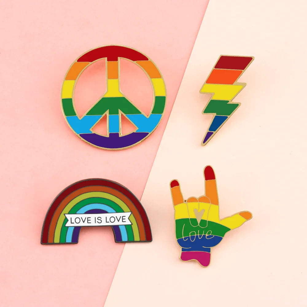 Radical Queer Love Enamel Pins Collection