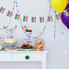 LGBT Pride Progress Flag Bunting