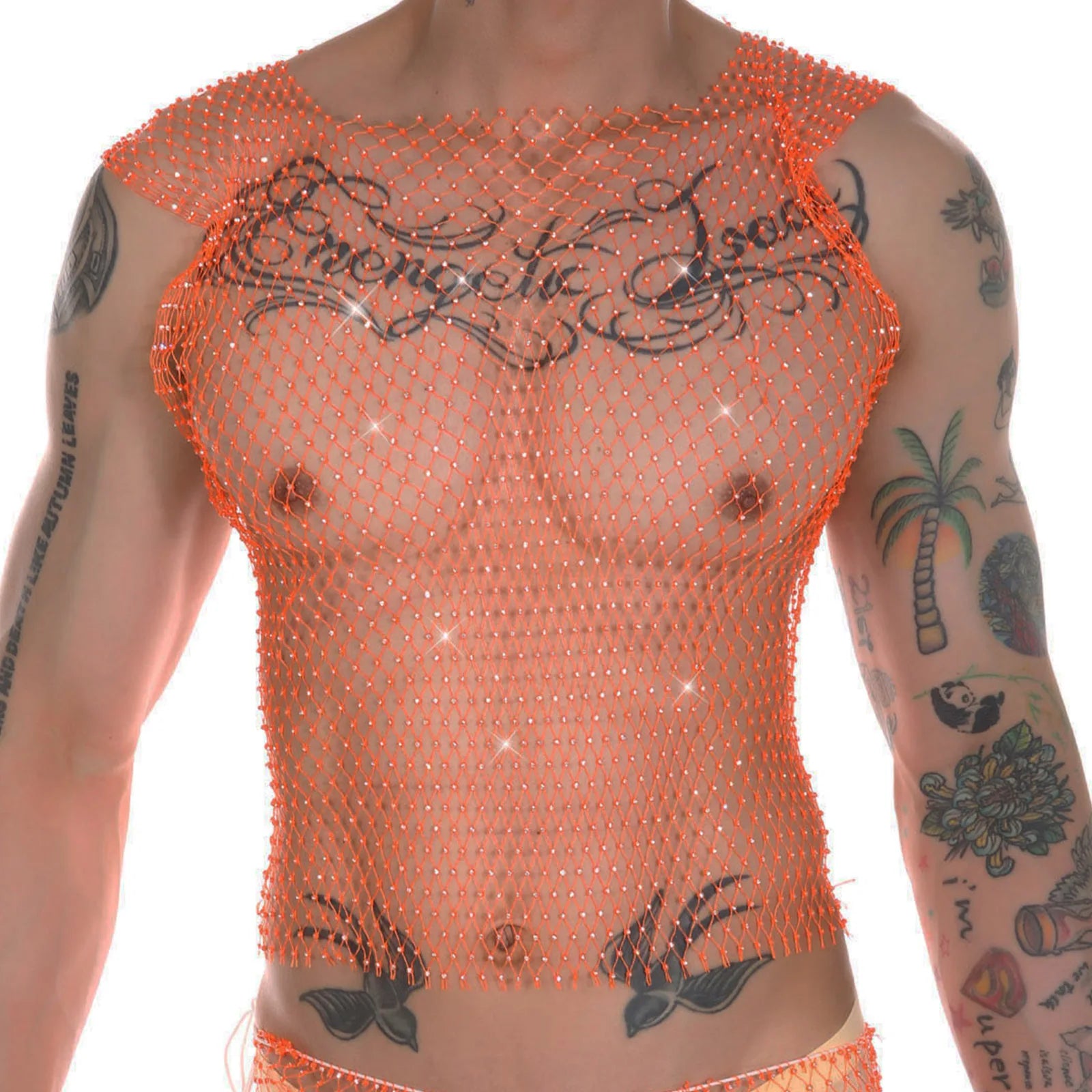 Gleaming Mesh Tank Illusion