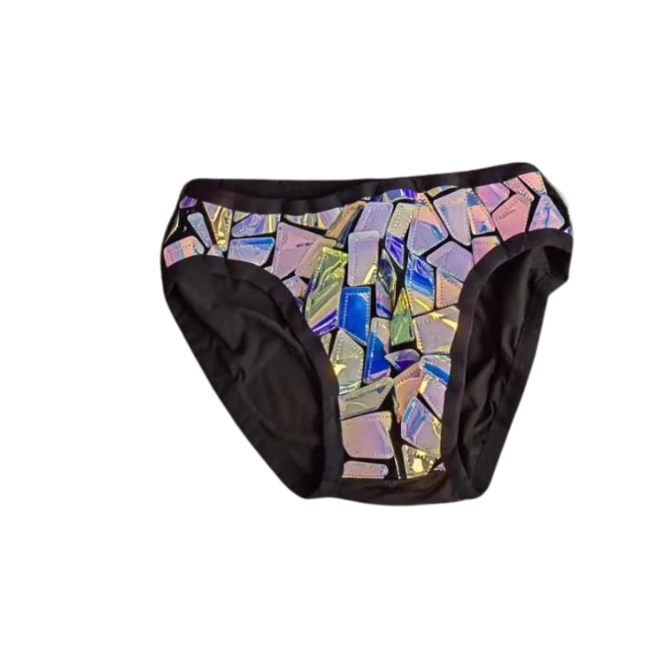 Sequin Shimmer Men's Hooded Clubwear Outfit