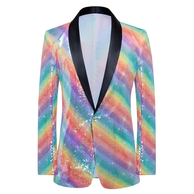 Sequin Statement Semi-Formal Blazer