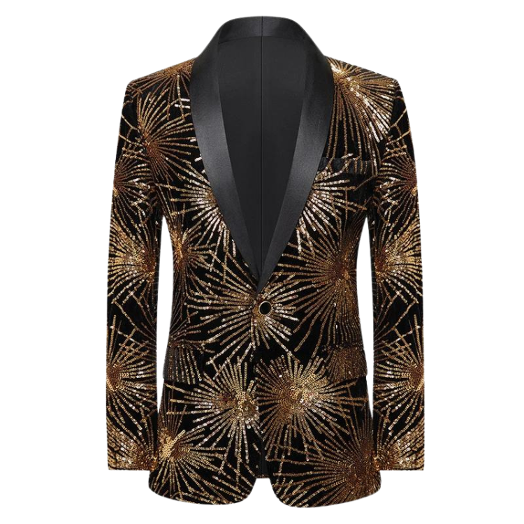 Sequin Statement Semi-Formal Blazer