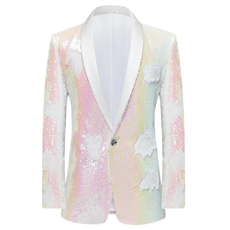 Sequin Statement Semi-Formal Blazer