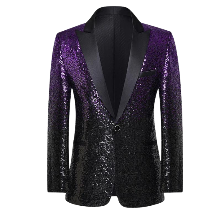 Sequin Statement Semi-Formal Blazer